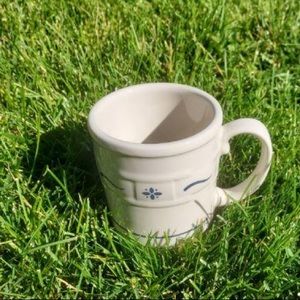 Longaberger Classic Blue Mug  Vitrified China; made in USA